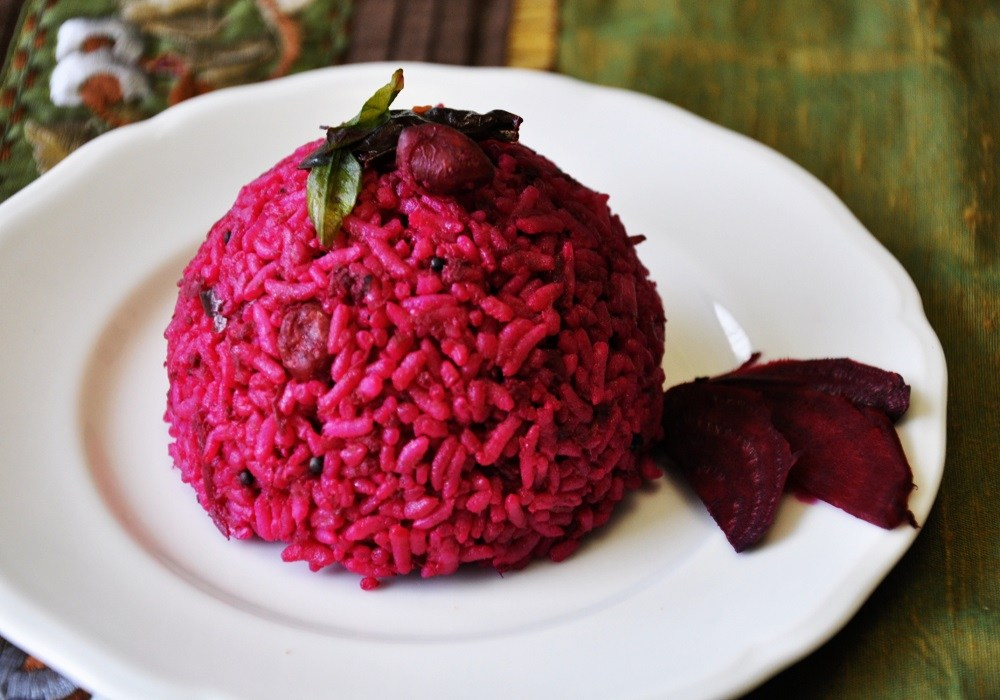 Beetroot Lemon Rice 