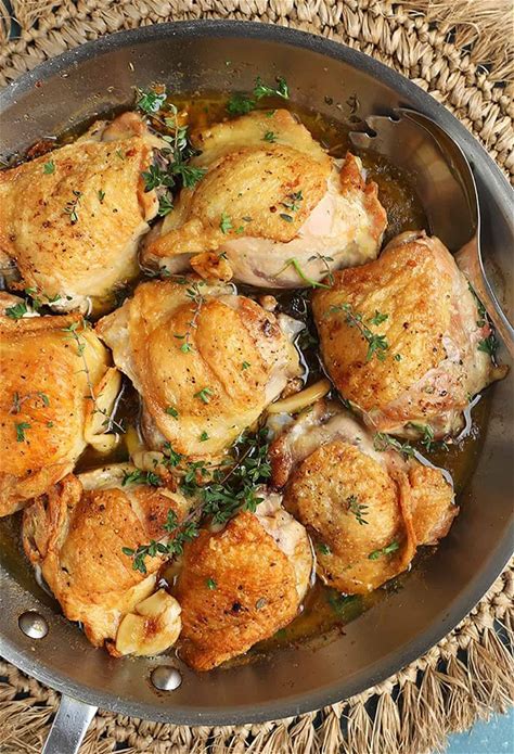 Herb-Baked Chicken Thighs (Skinless)