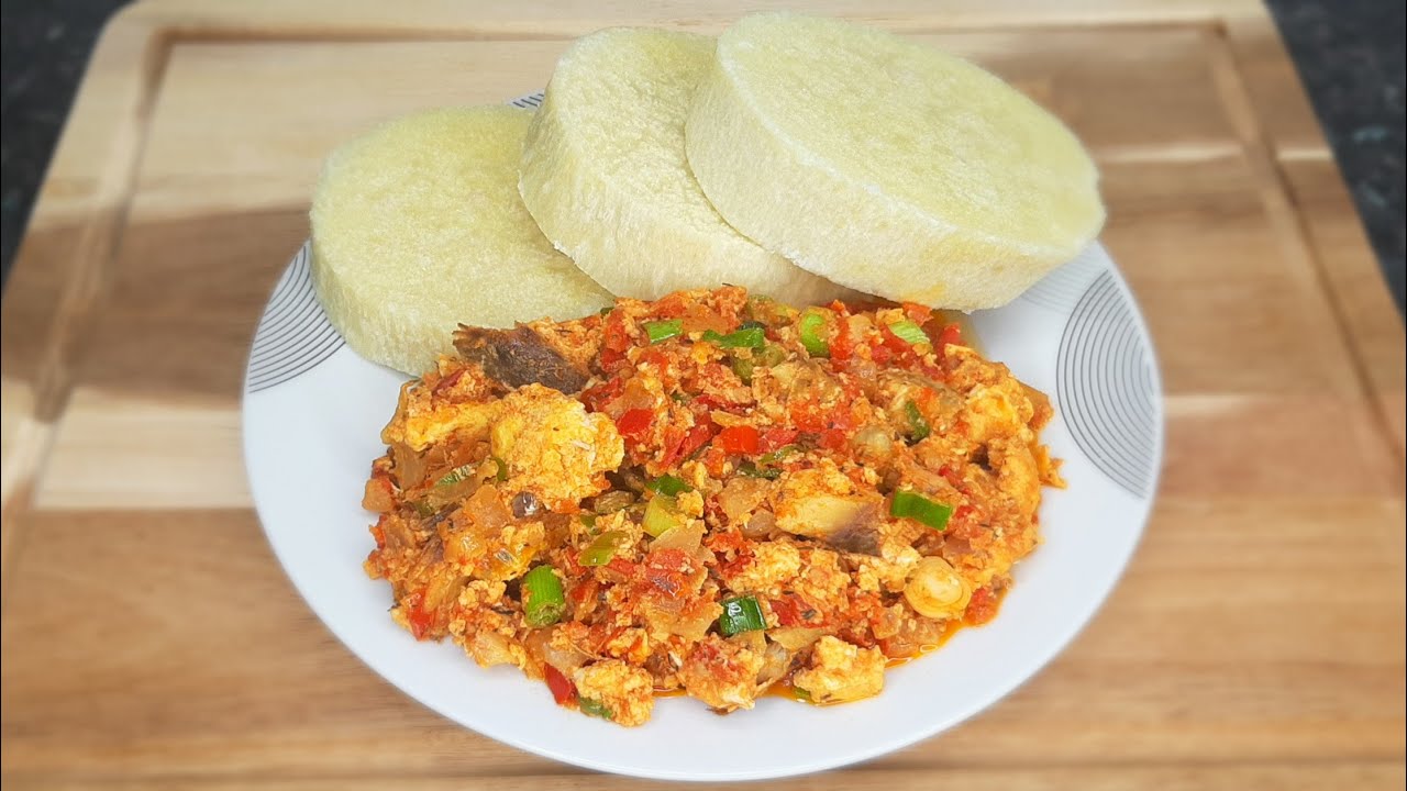 Yam and Egg Scramble
