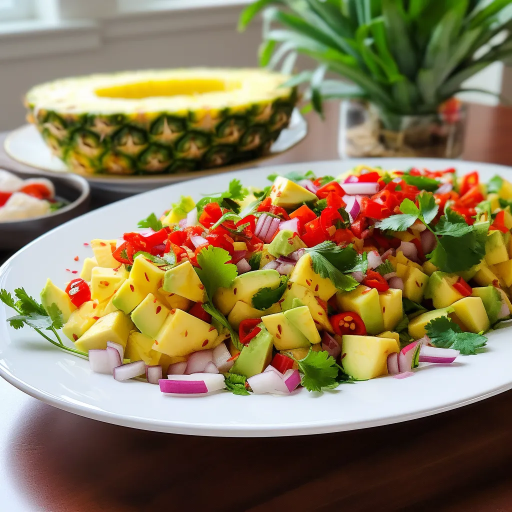 Caribbean Pineapple Salad