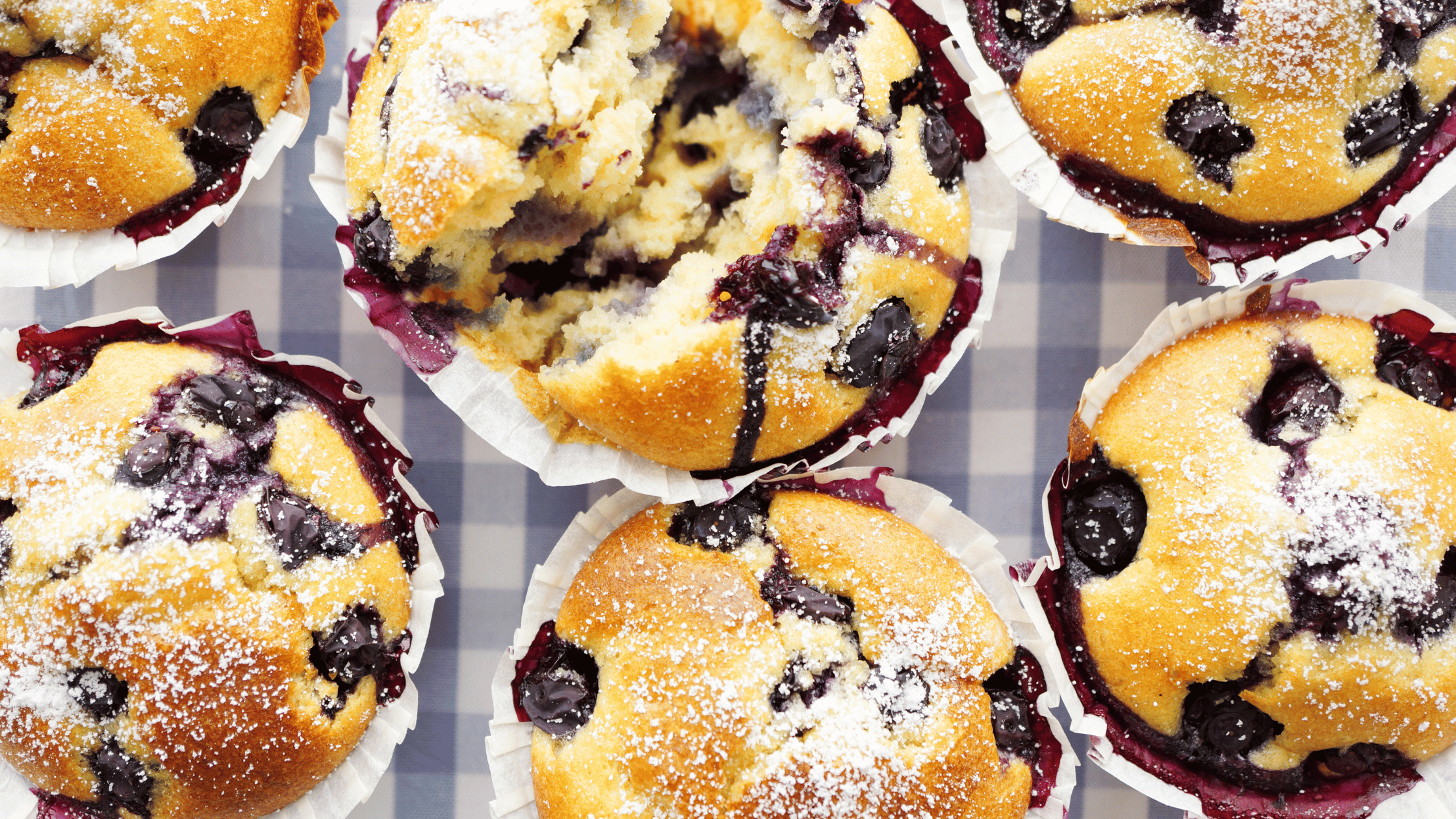 Low-Carb Blueberry Muffins 