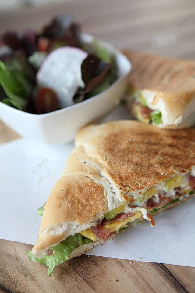  Salmon, Egg and Avocado Sandwich 