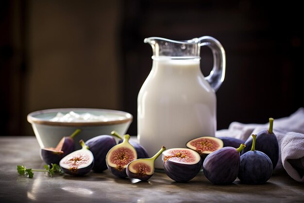 Honey Yogurt and Fig Shake